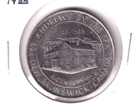 St. Andrews By the Sea, New Brunswick, 1983 Bicentennial $2 Trade Dollar Online now