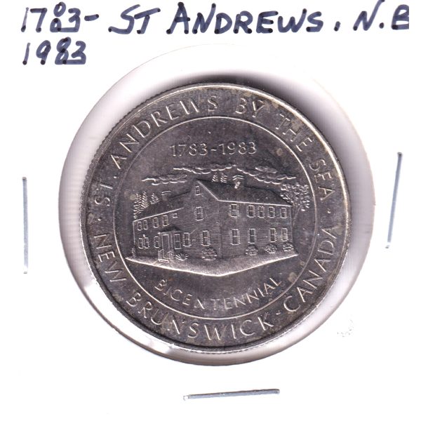 St. Andrews By the Sea, New Brunswick, 1983 Bicentennial $2 Trade Dollar Online now