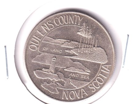 Queens County, Nova Scotia, 1979 Queens Crown Trade Dollar - Privateer (Lightly Toned) Cheap