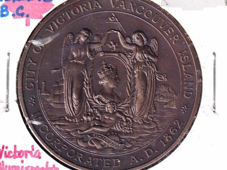 1962 Canada Victoria Numismatic Society Celebrates Victoria Centennial Medallion For Discount