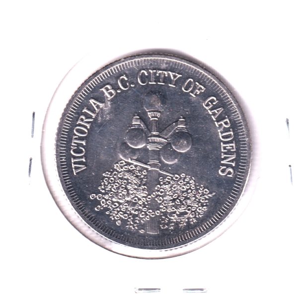 Victoria, British Columbia, 1984 Trade Dollar Token - S.S. Beaver For Sale