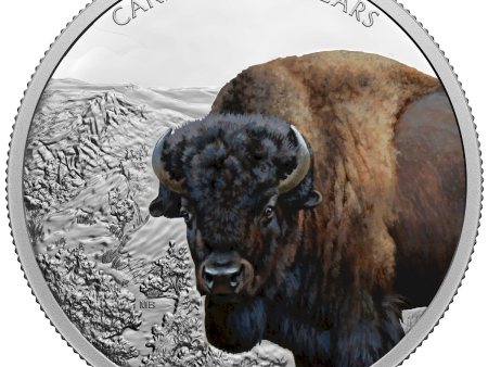 RDC 2021 Canada $30 Imposing Icons - Bison Fine Silver (No Tax) impaired Hot on Sale