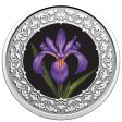 RDC  2020 $3 Floral Emblems of Canada - Quebec Blue Flag Iris Fine Silver (No Tax) impaired Hot on Sale