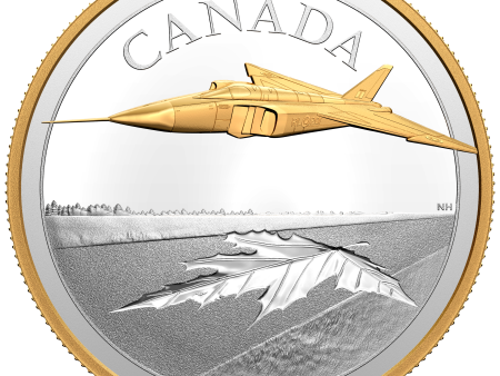 RDC 2021 Canada $50 The Avro Arrow Fine Silver Coin (No Tax) scratched capsule For Cheap