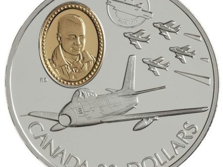 RDC 1997 $20 Canadair F-86 Sabre - Golden Hawks Sterling Silver (Capsule Scratched) on Sale