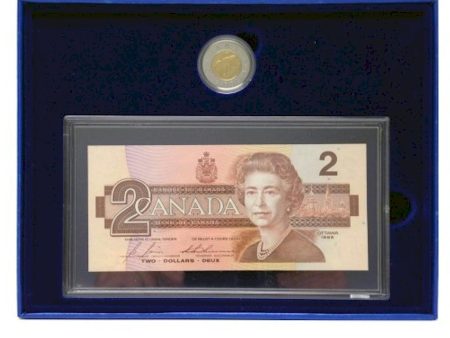 RDC 1996 Canada $2 Proof & BRX Replacement Note Set in Original Blue Box (Scratched Capsule) For Discount