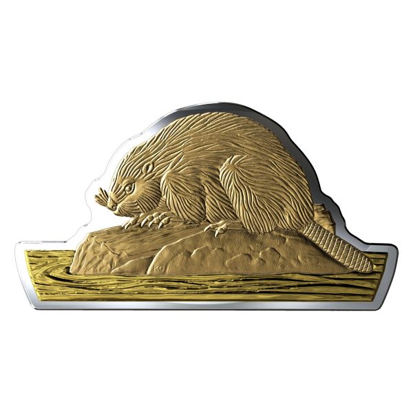 RDC 2020 Canada $50 Real Shapes - The Beaver Fine Silver (No Tax) Fashion