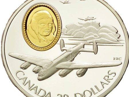 RDC 1990 Canada $20 Aviation - The Avro Lancaster Bomber Sterling Silver (Scuffed) Online Sale