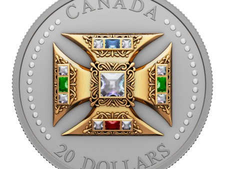 RDC 2023 Canada $20 St. Edward s Crown Fine Silver Coin (scratched capsule) For Sale