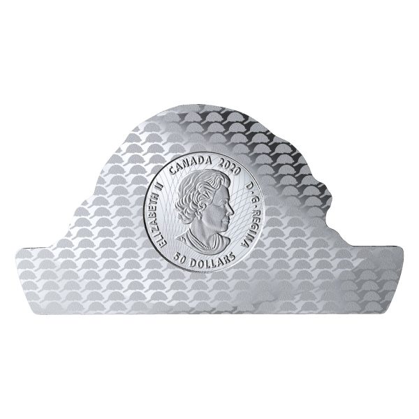 RDC 2020 Canada $50 Real Shapes - The Beaver Fine Silver (No Tax) Fashion