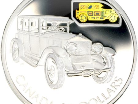 RDC 2002 Canada $20 Transportation Car - Gray-Dort 25-SM Sterling Silver (worn box) Fashion