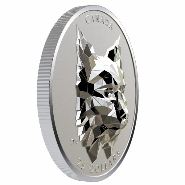 RDC 2020 Canada $25 Multifaceted Animal Head - Lynx Fine Silver (No Tax) Toning Online