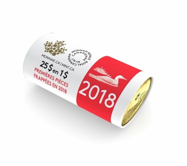 2018 Canada First Strikes Special Wrap Coin Roll Collection (Writing) For Sale