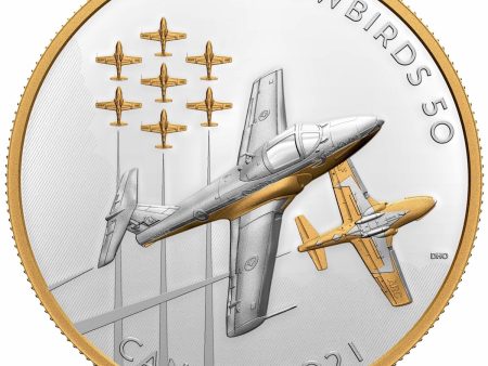 RDC 2021 Canada $50 The Snowbirds: A Canadian Legacy Fine Silver (No Tax) impaired Sale