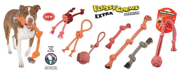 Mammoth® Flossy Chews® Extra™ Braided Toys Online