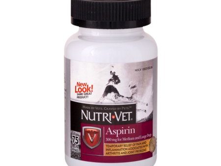 Nutri-Vet Aspirin Chewable Tablets for Large Dogs Online now