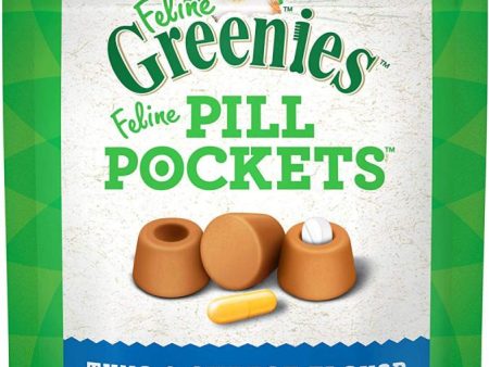 Greenies Pill Pockets Tuna & Cheese Flavored Feline Cat Treats Online Hot Sale