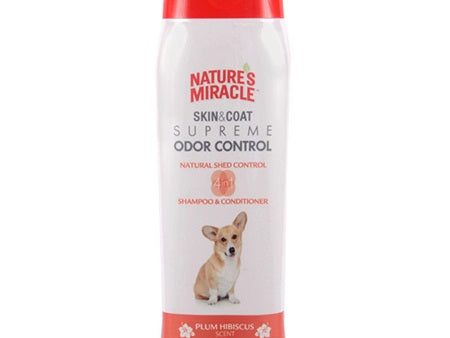 Nature s Miracle Skin & Coat Supreme Odor Control - Shed Control Shampoo & Conditioner For Discount