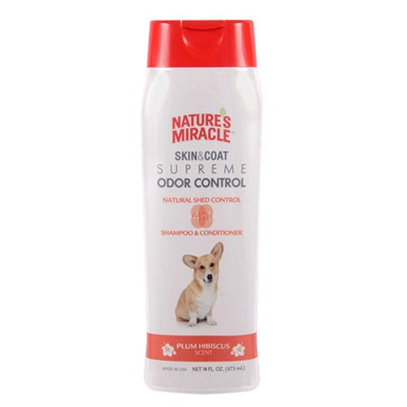 Nature s Miracle Skin & Coat Supreme Odor Control - Shed Control Shampoo & Conditioner For Discount