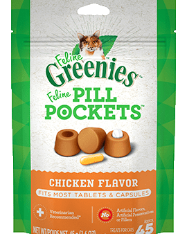 FELINE GREENIES™ PILL POCKETS™ Treats FELINE GREENIES™ PILL POCKETS™ Treats Chicken Flavor Online now