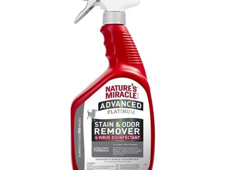 Nature s Miracle Advanced Platinum Stain & Odor Remover & Virus Disinfectant - Dog on Sale