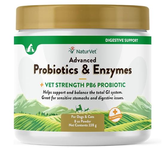 NaturVet Advanced Probiotics & Enzymes Powder Discount