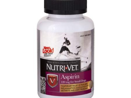 Nutri-Vet Aspirin Chewable Tablets for Small Dogs Online Hot Sale