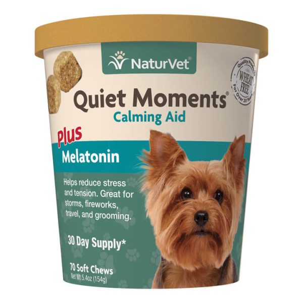 NaturVet Quiet Moments® Dog Calming Aid Soft Chews Sale