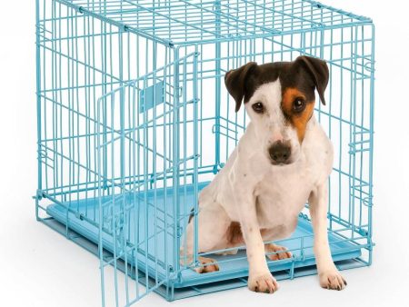 Midwest iCrate Single Door Blue Dog Crate Supply