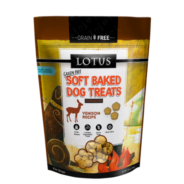 Lotus Venison Recipe Soft Baked Dog Treats Online Hot Sale